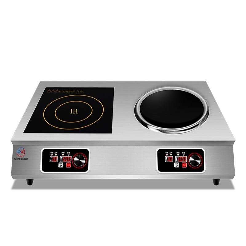 Kitchen Appliance One Flat One Concave Electrical Induction Cooker