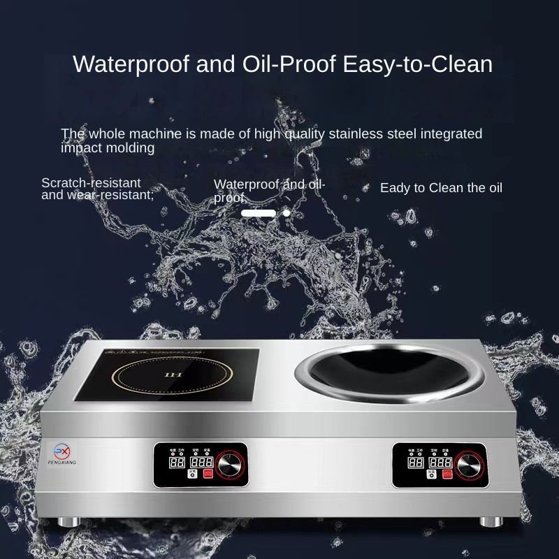 Kitchen Appliance One Flat One Concave Electrical Induction Cooker - Image 3