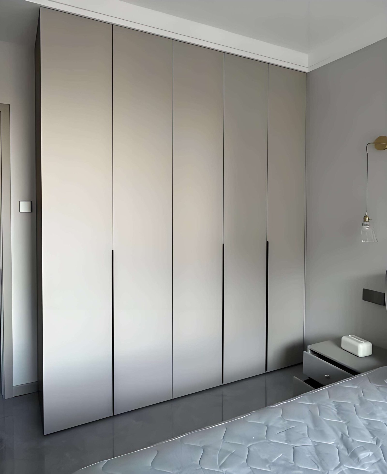Modern Wooden Wardrobe for Clothes Storage Bedroom Cabinet with Large Capacity - Image 3